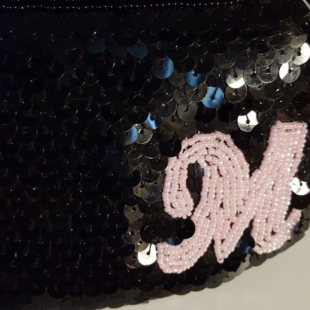 Sequined Monogram Small Purse - image 3